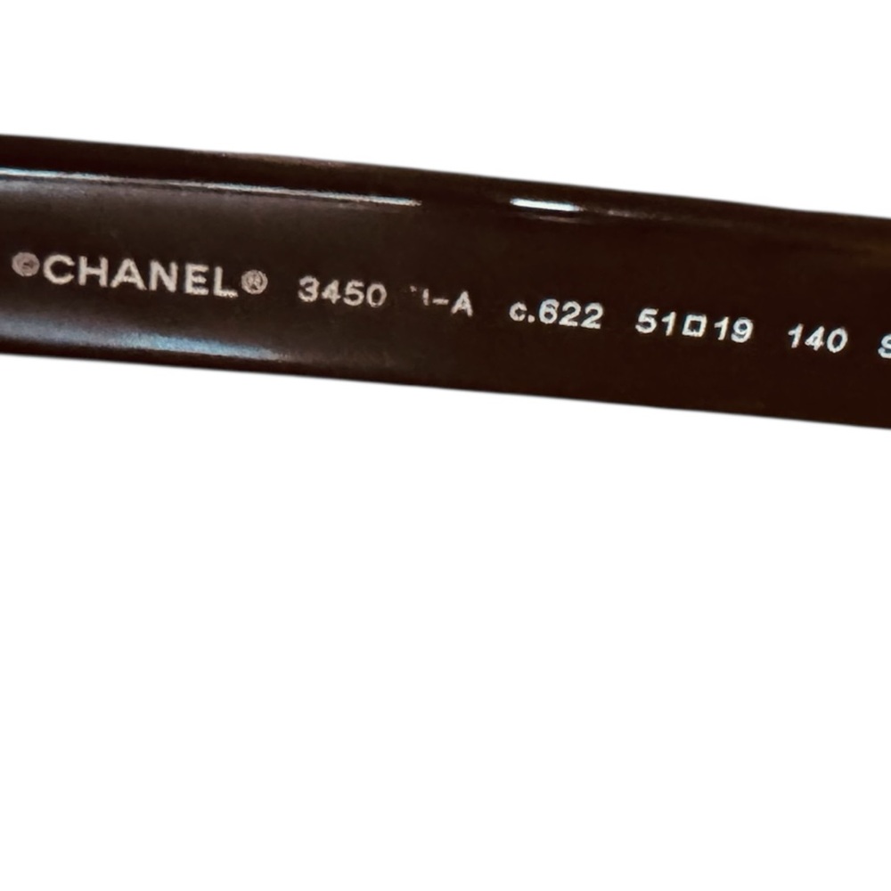 Chanel Black Eyewear Frame eyeglasses, crystal logo - Picture 8 of 16